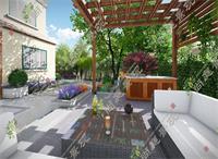 美麗的中式私家庭院別墅景觀設(shè)計(jì)